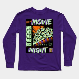 Horror Movie Night Long Sleeve T-Shirt